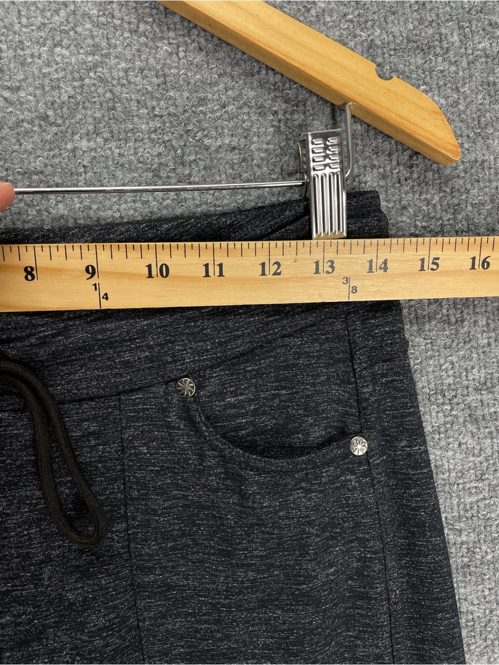 Athleta Bettona Boyfriend Jogger Pants Black/Gray Size XS Stretch Athleisure - Picture 7 of 9